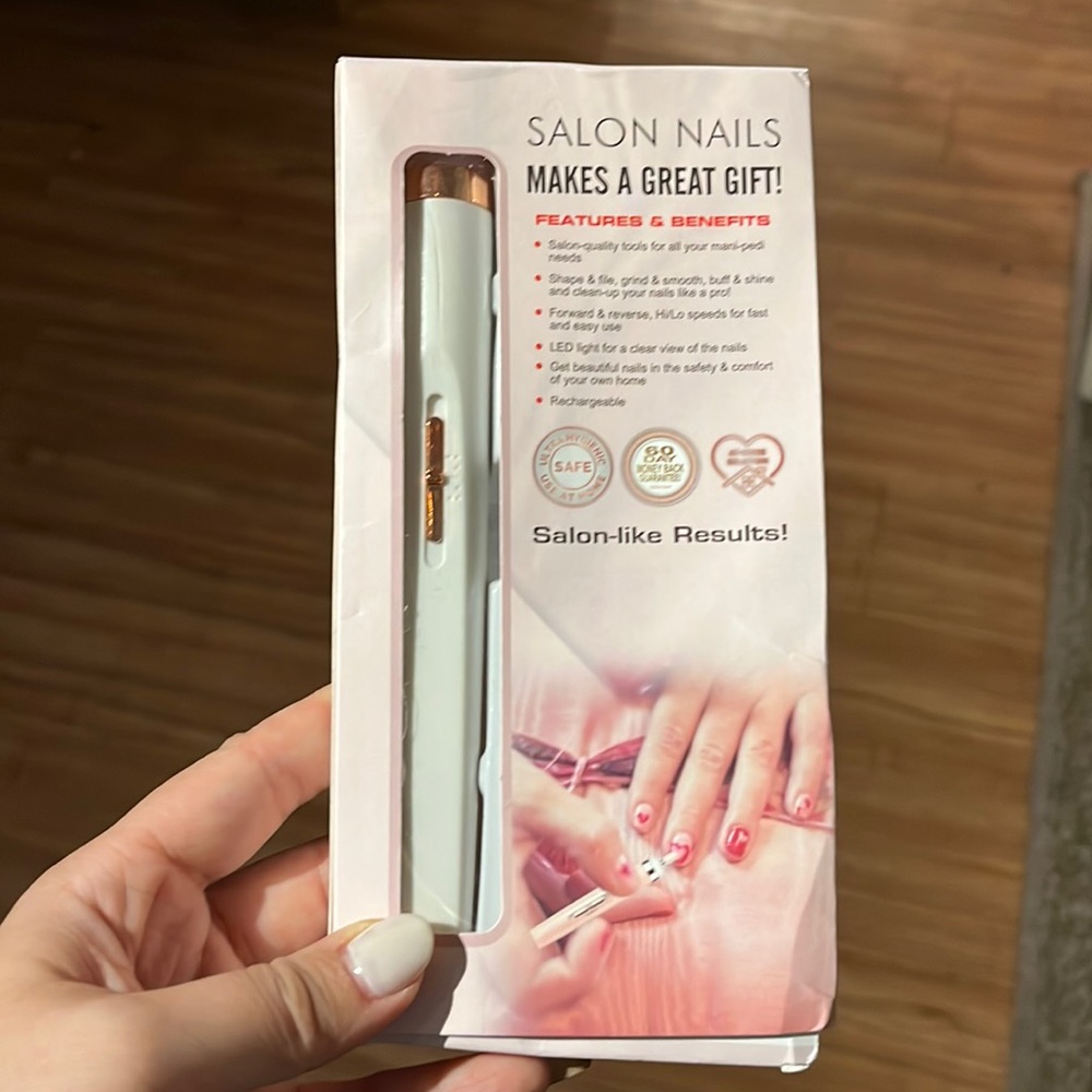 Professional Manicure Pedicure Kit, Electric Nail File Set
